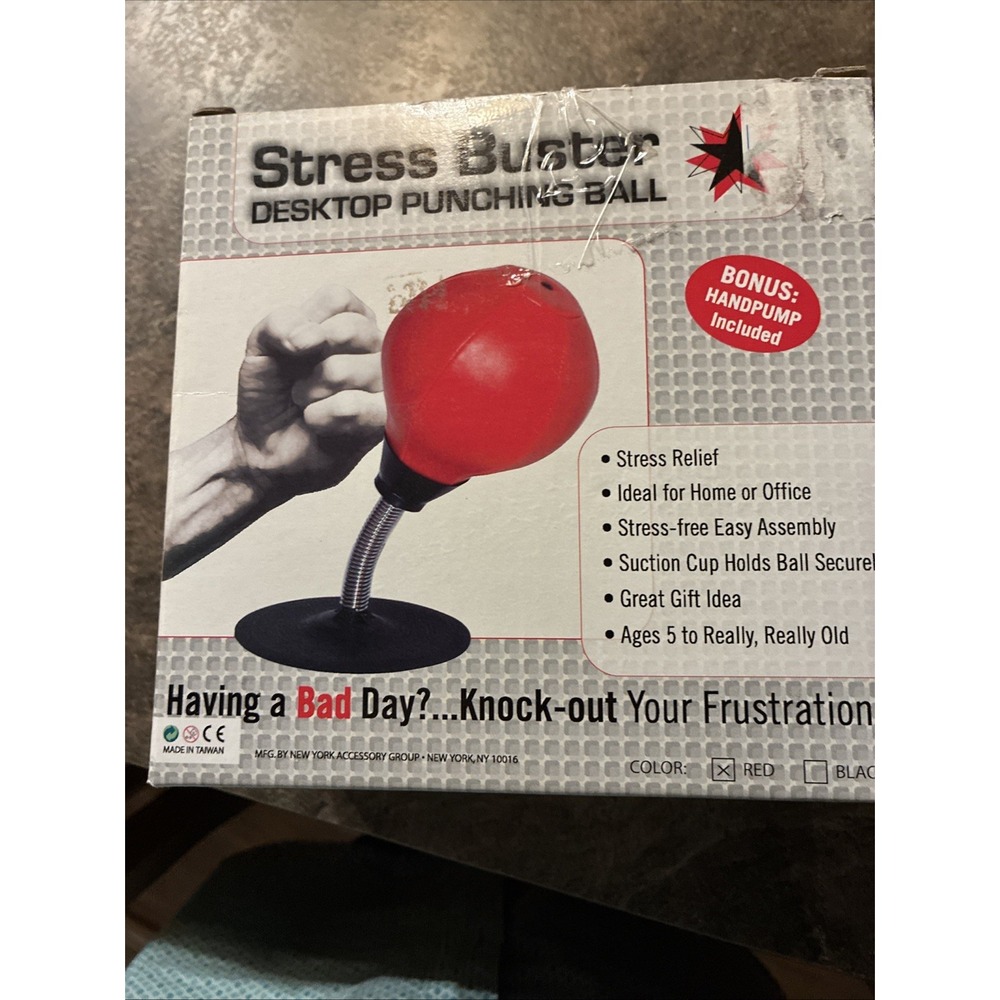 Stress Buster Desktop Punching Bag Stress Relief New York Accessory Group New
